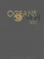 OCEANS 81 CONFERENCE RECORD VOLUME ONE   1981  PDF电子版封面     