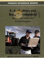 e-agriculture and rural developmentglobal innovations and future prospects     PDF电子版封面     