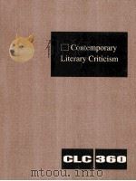 CONTEMPORARY LITERARY CRITICISM  VOLUME 360     PDF电子版封面    LAWRENCE J.TRUDEAU 