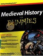 medieval history for dummies     PDF电子版封面     