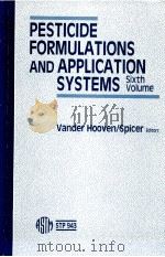 PESTICIDE FORMULATIONS AND APPLICATION SYSTEMS: SIXTH VOLUME   1987  PDF电子版封面  0803109431   