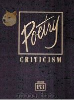 poetry criticism  volume 153（ PDF版）
