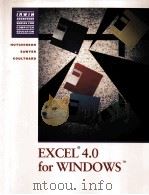 EXCEL 4.0 FOR WINDOWS(TM)   1994  PDF电子版封面  0256157944   