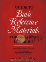 GUIDE TO BASIC REFERENCE MATERIALS FOR CANADIAN LIBRARIES  SEVENTH EDITION（1986 PDF版）