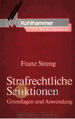 STRAFRECHTLICHE SANKTIONEN-GRUNDLAGEN UND ANWENDUNG（1991 PDF版）