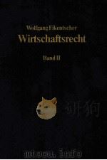 WIRTSCHAFTSRECHT BAND 2 DEUTSCHES WIRTSCHAFTSRECHT（1983 PDF版）
