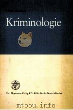 KRIMINOLOGIE   1979  PDF电子版封面    DR.JUR.ULRICH EISENBERG 