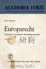 ACADEMIA IURIS EUROPARECHT 2.AUFLAGE（ PDF版）