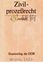 ZIVIL-PROZEBRECHT   1980  PDF电子版封面     