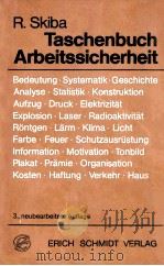 TASCHENBUCH ARBEITSSICHERHEIT   1973  PDF电子版封面  3503013210   