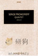 quintet opus39 for oboe clarinet violin viola and double bass   1927  PDF电子版封面     