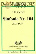 Sinfonie Nr. 104 D-Dur London Hob.Ⅰ：no.104（1982 PDF版）