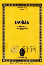 Carnival Overture for Orchestra Op.92（ PDF版）
