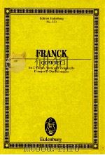 Quartet for 2 Violins Viola and Violoncello D major/D-Dur/Re majeur No.323     PDF电子版封面  3795769914  Cesar Franck 