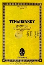 Quartet No.3 for 2 Violins Viola and Violoncello Eb minor/es-moll/mib mineur Op.30     PDF电子版封面     