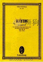 Quartet for 2 Violins Viola and Violoncello Bb major/B-Dur/Sib majeur No.166     PDF电子版封面    Joseph Haydn 