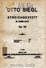 Streichsextett in Einem Satz Op.28（ PDF版）