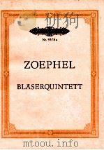 Blaserquintett nr.9378 a   1973  PDF电子版封面    Klaus Zoephel 