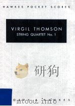 Virgil Thomson String Quartet No.1（1956 PDF版）