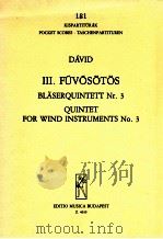 Ⅲ.Fuvosotos Blaserquintett Nr.3（1965 PDF版）