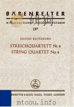 Streichquartett Nr.4（1970 PDF版）