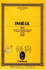 trio for Piano Violin and Violoncello E minor e-Moll Mineural op.90（1973 PDF版）