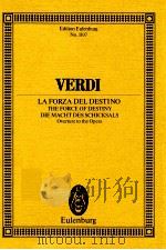 La Forza Del Destino The Force of Destiny Die Macht Des Schicksals     PDF电子版封面  3795761240  Giuseppe Verdi 