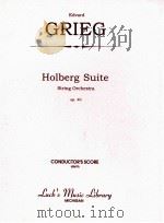 Holberg Suite String orchestra op.40（ PDF版）