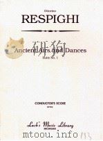 Ancient Airs and Dances Suite No.1     PDF电子版封面     