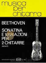 Beethoven Sonatina e variazioni woo 44   1977  PDF电子版封面    Beethoven 