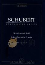 Streichquartett in G D 887-op.post.161   1989  PDF电子版封面  0006202621   