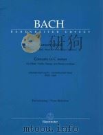 Konzert in c-Moll für Oboe  Violine Streicher und Basso continuo   1970  PDF电子版封面     