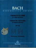 Concerto Nr.I in d-moll fur Cembalo und Streicher BWV 1052（1999 PDF版）