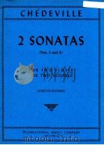 2 sonatas(Nos. 3 and 6) for 2 flutes(2 violins)   1957  PDF电子版封面    Nicholas Chedeville 