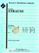 suite in b flat op.4conductor's score     PDF电子版封面    Richard Strauss 
