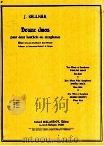 douze duos pour deux hautbois ou saxophones 1re suite     PDF电子版封面    Joseph Sellner 