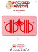 Trumpet duets in Jazz Style   1981  PDF电子版封面    Rusty Dedrick 