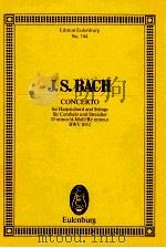 Concerto for Harpsichord and Strings D minor BWV 1052（1975 PDF版）