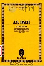 Concerto for Harpsichord and Strings f minor BWV 1056（1976 PDF版）
