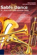 Sable Dance 3e-Suite from ballet Gayaneh(1943) Brass Quintet（ PDF版）