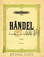 Concerto grosso Opus 6 Nr.4     PDF电子版封面    Handel 