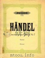 Concerto grosso Opus 6 Nr.7     PDF电子版封面    Handel 