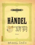 Concerto grosso Opus 6 Nr.8     PDF电子版封面    Handel 