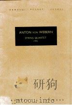 String quartet 1905     PDF电子版封面    Anton von Webern 