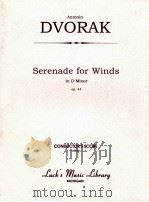 Serenade for Winds in D  Minor op.44     PDF电子版封面    Antonin Dvorak 