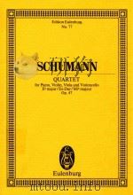 Quartet for Piano Violin Viola and Violoncello op.47（ PDF版）
