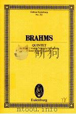 Quintet for Piano 2 Violins Viola and Violoncello OP.34     PDF电子版封面     