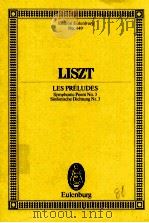 Les Preludes Symphonic Poem No.3 NO.449（1977 PDF版）