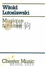 Musique funebre for String Orchestra   1974  PDF电子版封面     