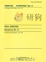 Symphony no. 6 for organ and orchestra op.118（1984 PDF版）